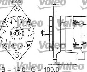 VALEO 437352 Alternator